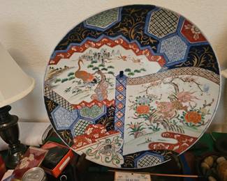 Large Imari-style  plate