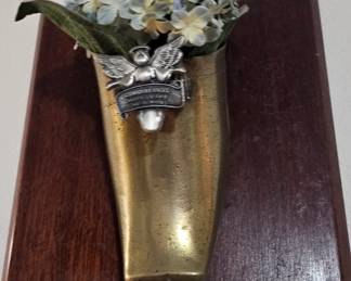 Brass wall decor