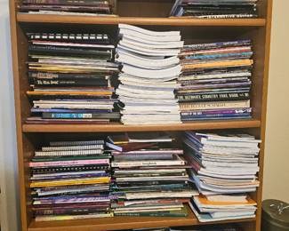 Sheet music, classical, modern, oldies, folk