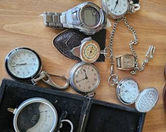 Some pocket watches and more 