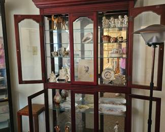 Large china hutch with lots of display