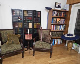 fab book screen with comfy chairs