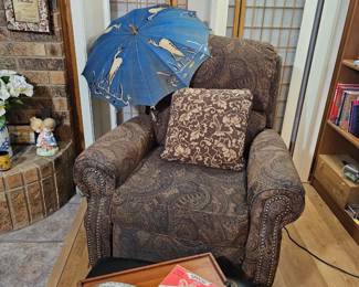 recliner with ottoman, sold separately 