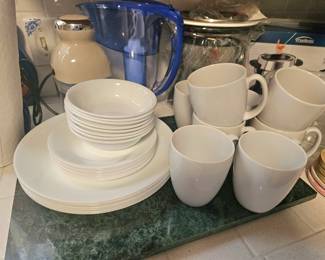 Vintage and new Corelle 