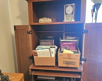 Office center with office supplies