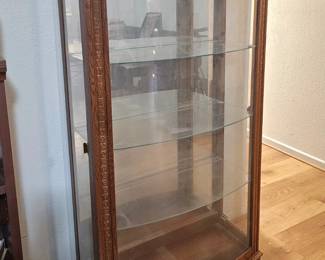 Vintage curio cabinet 