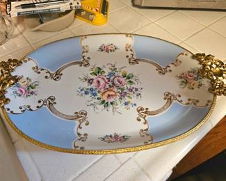 Limoges platter, large size in perfect condition