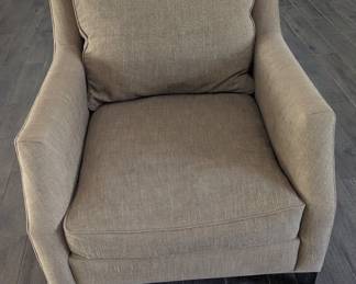 Brown upholstered chair