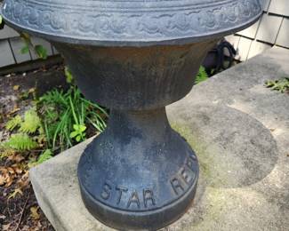 LARGE CAST IRON PLANTERS