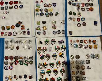 Vintage Soccer Pin Collection