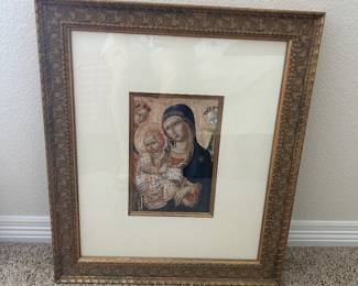 Madonna and Child Framed Print