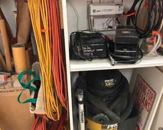 Heavy Duty Extension Cords, Shop-Vac and Air Compressor