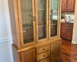 Oak Hutch