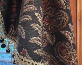 Custom Valance 1 of 2 36" wide, 34" long above 22" wide window $60 each