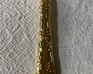 Gold Plated Set of Silverware $120