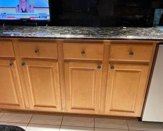 2 cabinets 30" wide, 36" tall x 25" deep each