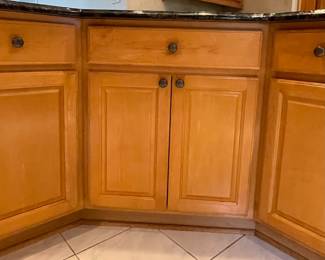 Kitchen Island approx. 91" x 75" x 36" tall, Granite one piece $800
