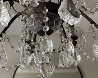 Beautiful Schonbek Crystal Chandelier 24" wide $380