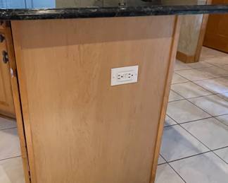 Kitchen Island approx. 91" x 75" x 36" tall, Granite one piece $800