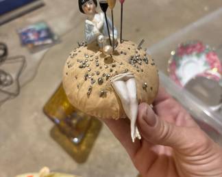 Half lady pin cushion