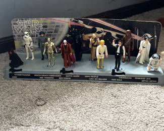 Promotional Star Wars 1977 original figurines 