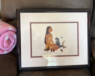 1995 Disney sericel framed art