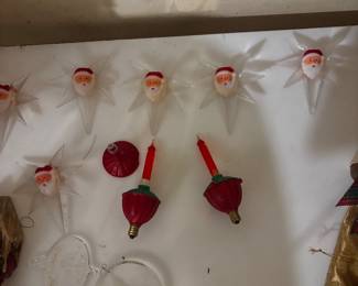 Lucite Santa’s 