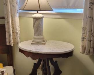 Marble Top Side Table