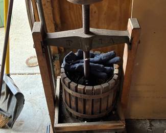 vintage grape press