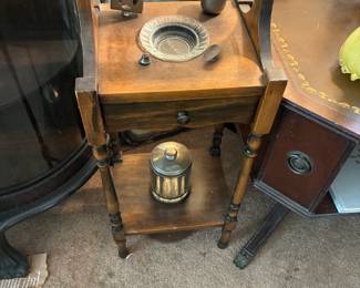 vintage smoking table