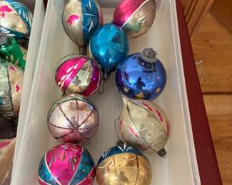 antique Christmas ornaments