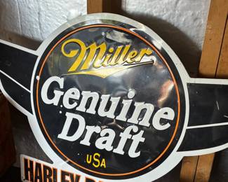 HD metal sign