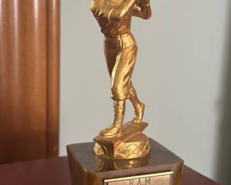 vintage baseball trophy