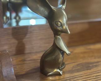 Vintage brass mouse