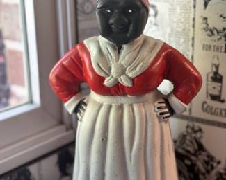 cast iron “Mammy” doorstop