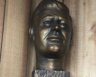 bust of President John F. Kennedy