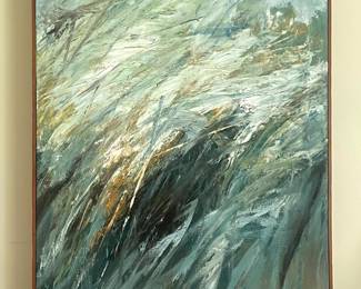 James Bumgardner “Green Pasture” oil on canvas 1957