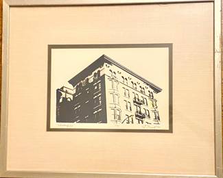 Frederick Brandt “Chesterfield” silkscreen on paper 