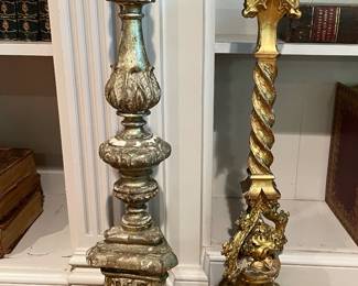 Antique Italian candlesticks