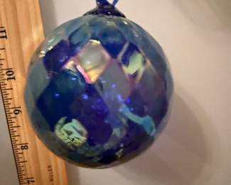 Glass Eye Studio Glass Christmas Ornament $10.00