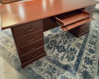 Sauder Heritage Hill Executive Desk in Classic Cherry