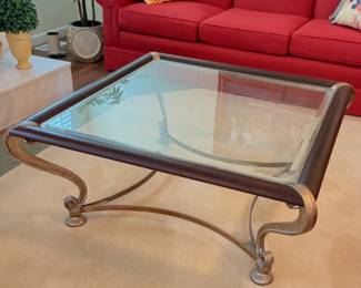 Havertys Solano glass-top Coffee table