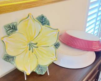 Vintage Pfaltzgraff Paradise Bloom And Baking Dishes