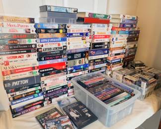 Movies DVD and VHS