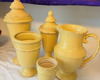 Vintage Vase, water pitcher and other home decor