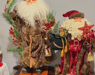 Rustic woodland Santa figurine