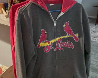 Cardinal sweatshirt and t-shirt