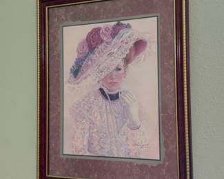 vintage print titled "Thru God's Grace" by artist Bettie Hebert-Felder