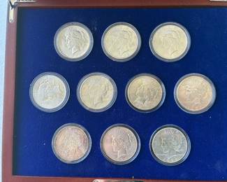 US Morgan Peace Dollars