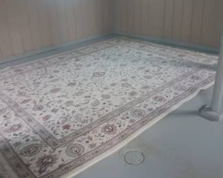 Wool 12'x10' hand loomed in India oriental carpet